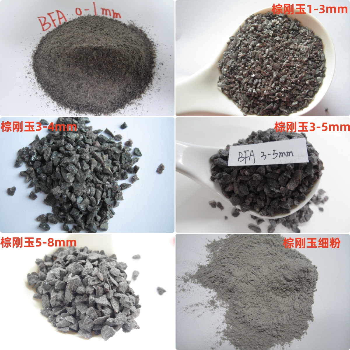 棕剛玉brown fused alumina