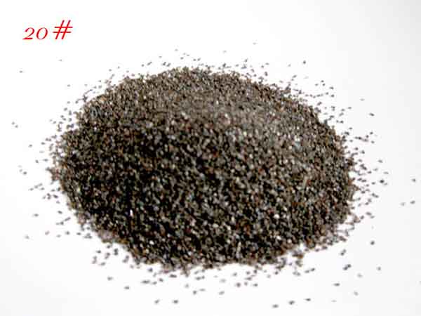 不銹鋼表面處理棕剛玉粒度砂20目